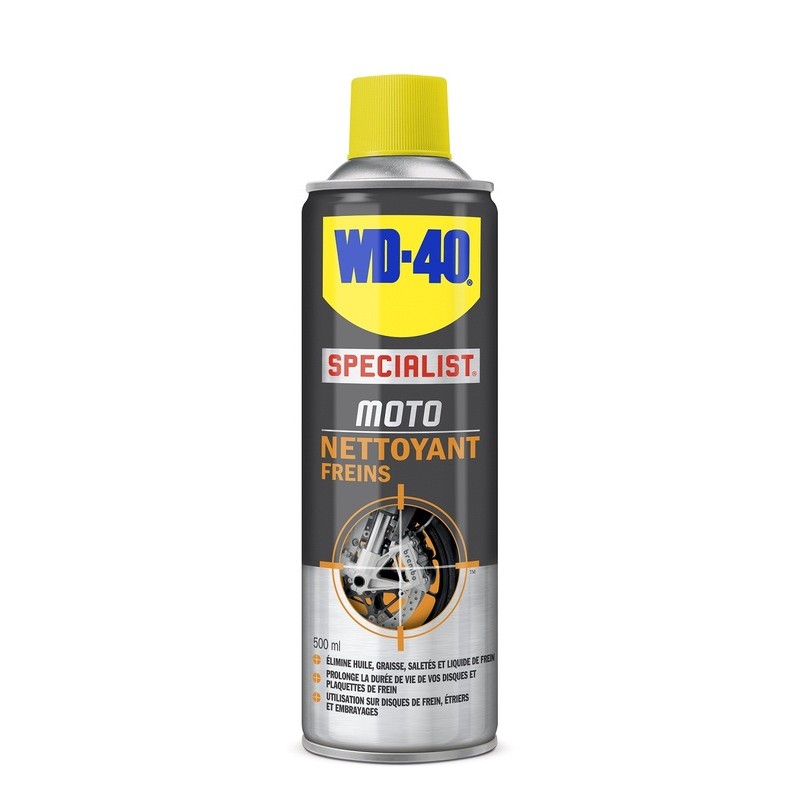 Nettoyant freins WD 40 Specialist Moto - spray 500ml