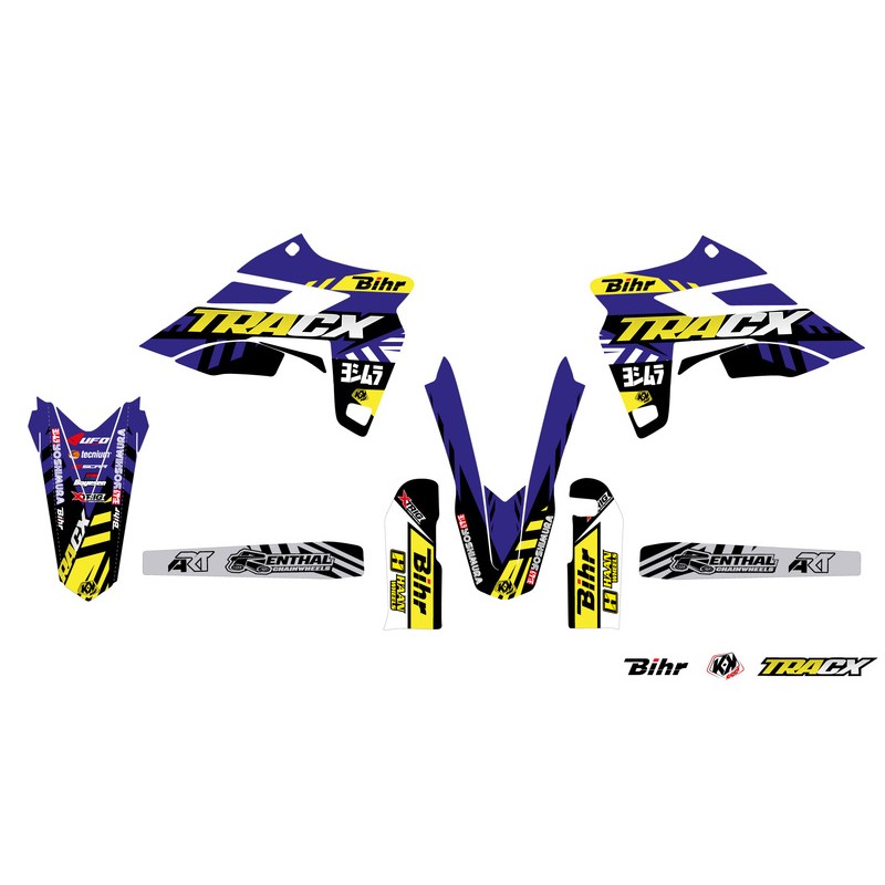 Kit déco KUTVEK Tracx bleu Sherco