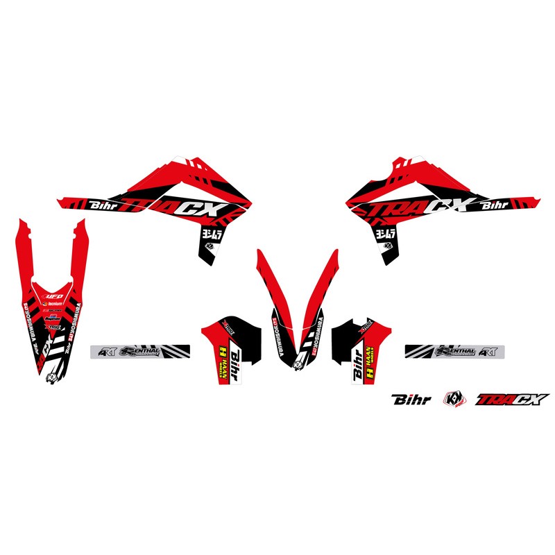 Kit déco KUTVEK Tracx rouge Gas Gas