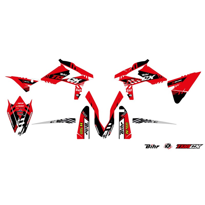 Kit déco KUTVEK Tracx rouge Beta RR 2T/4T