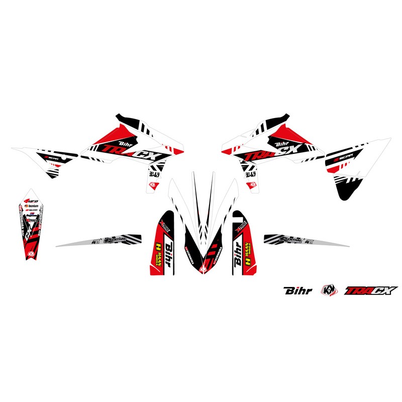 Kit déco KUTVEK Tracx rouge Beta RR 2T/4T