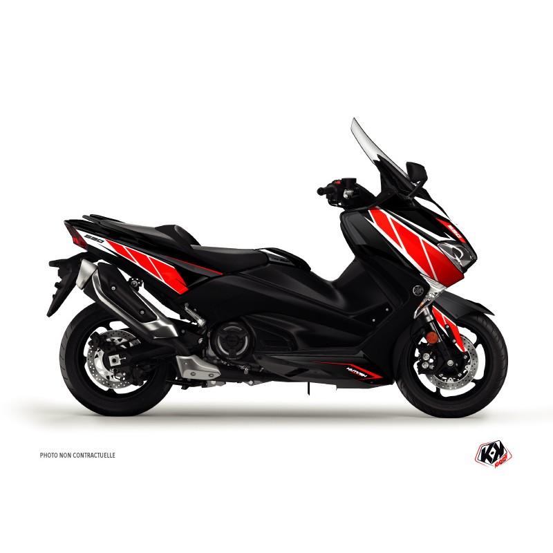 Kit déco KUTVEK Replica rouge/noir Yamaha T-Max 530