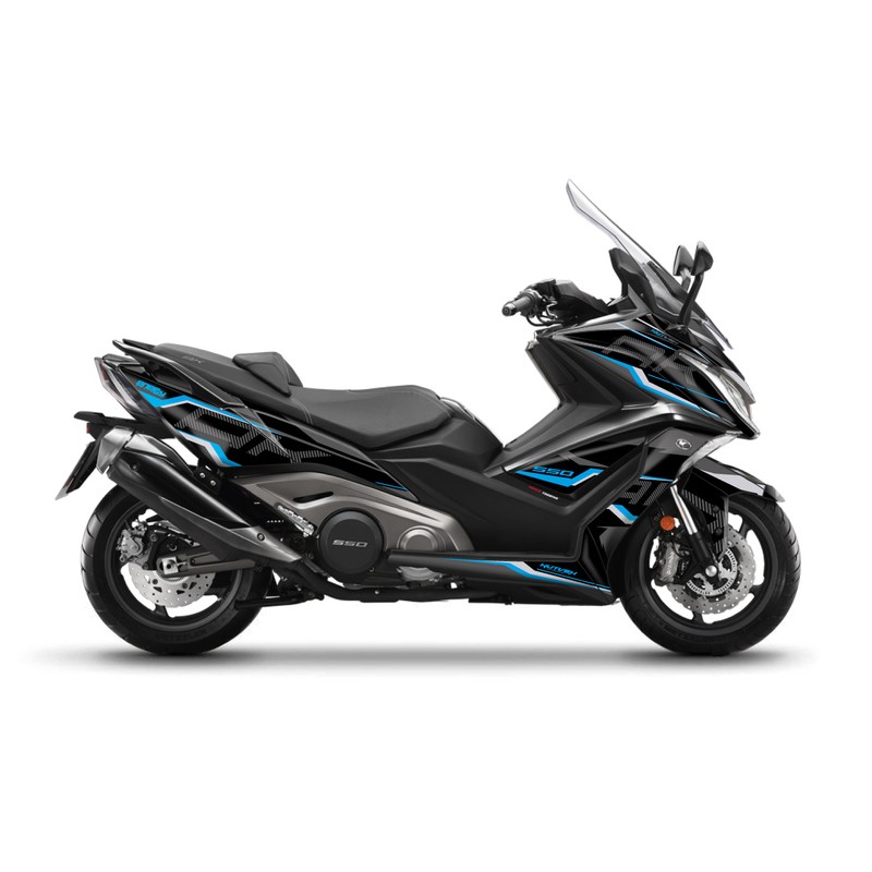 Kit déco KUTVEK Energy noir/bleu Kymco AK 550