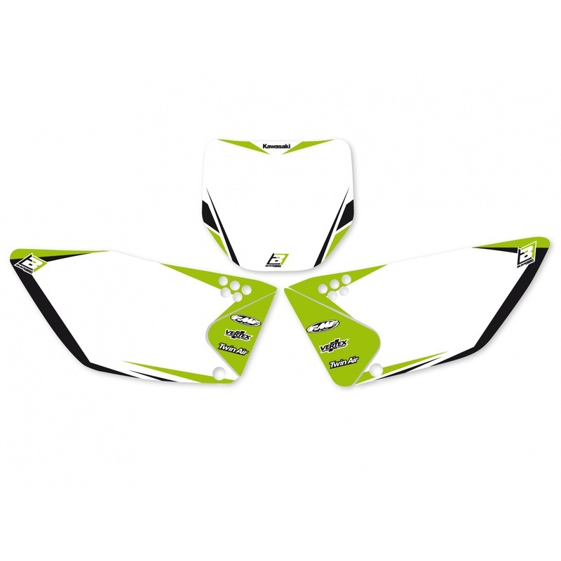 Fonds de plaque BLACKBIRD Graphic Kawasaki KXF 250
