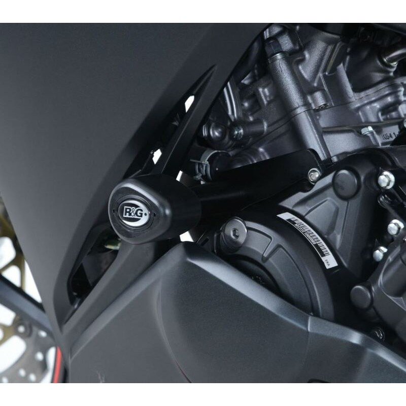 Tampons de protection R&G RACING Aero Race noir Honda CBR250RR
