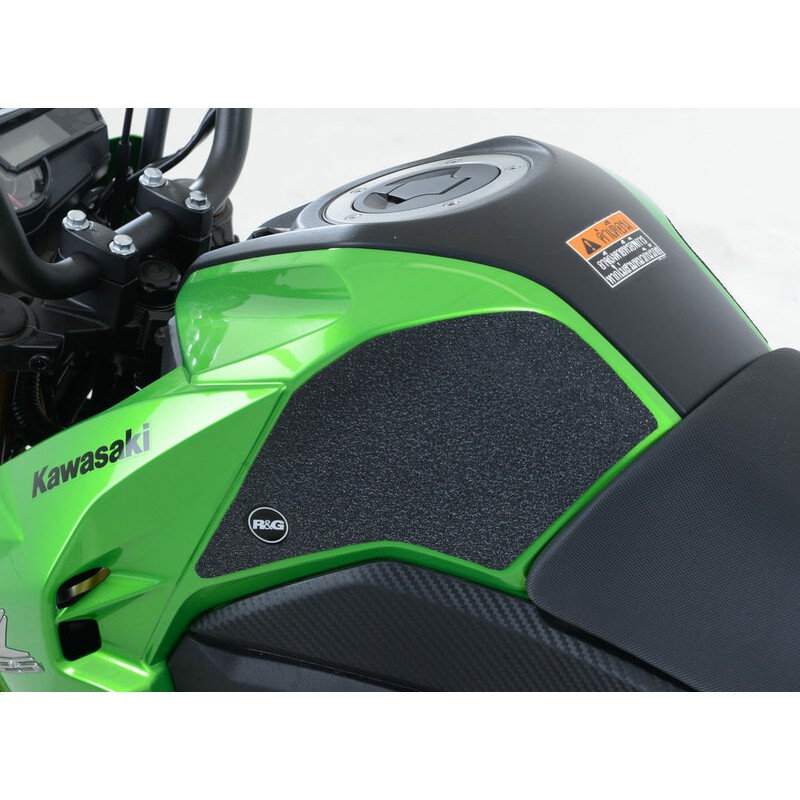 Kit grip de réservoir R&G RACING translucide (2 pièces) Kawasaki Z125