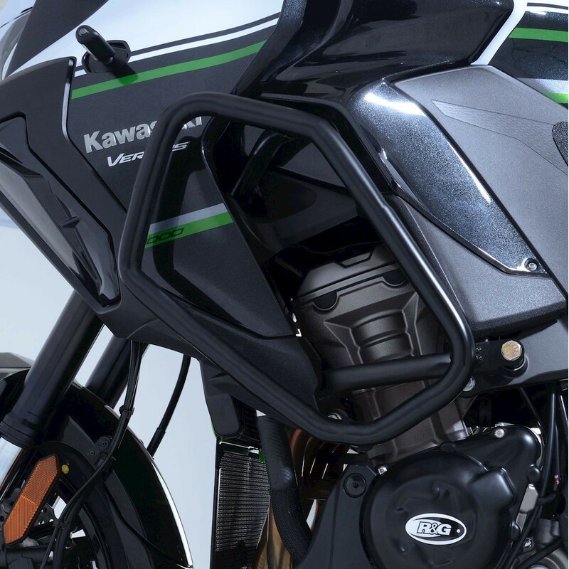 Protection latérales R&G RACING noir Kawasaki Versys 1000