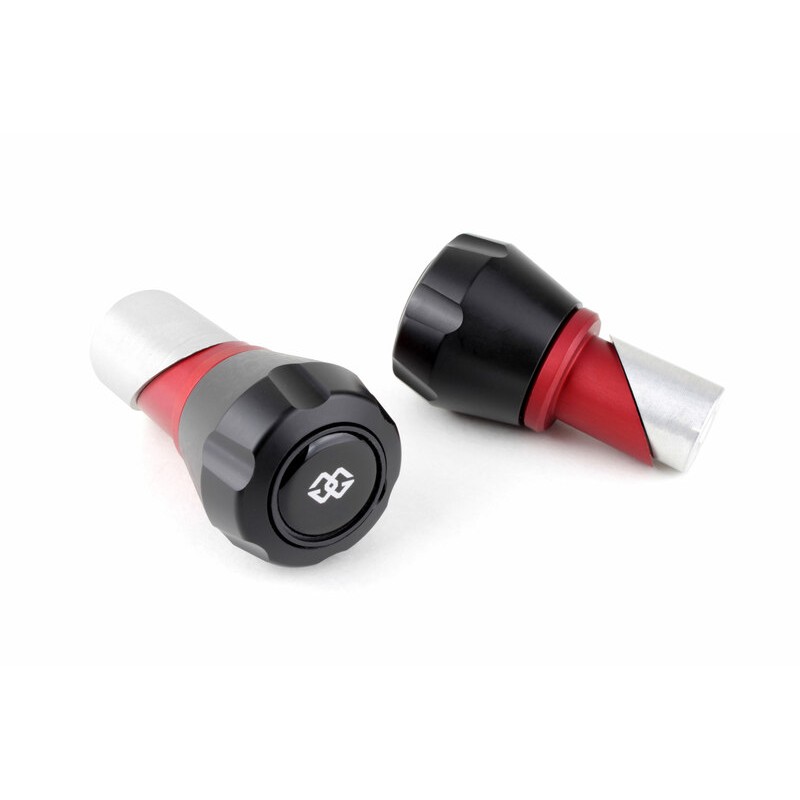 Protections fourche et bras oscillant (axe de roue) GILLES TOOLING GTA noir/rouge Suzuki GSF 1250 Bandit