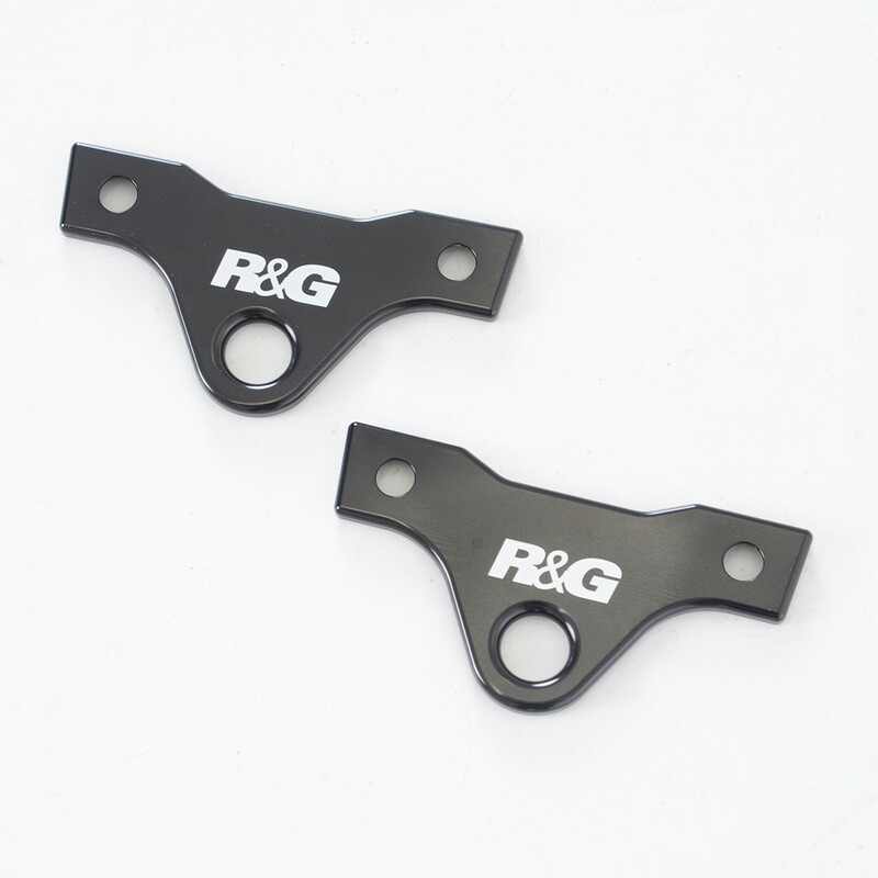 Platines pour sangles R&G RACING noir Honda Africa Twin Adventure Sport