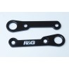 Platines pour sangles R&G RACING noir Honda CBR500R
