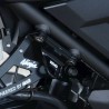 Platines pour sangles R&G RACING noir Kawasaki Ninja 400