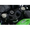 Insert ecrou de direction R&G RACING noir Kawasaki Ninja 400