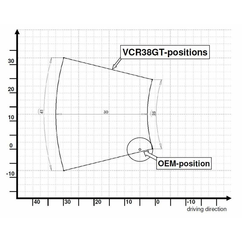 Commandes reculées ajustables GILLES TOOLING VCR38GT noir Honda CBR600RR