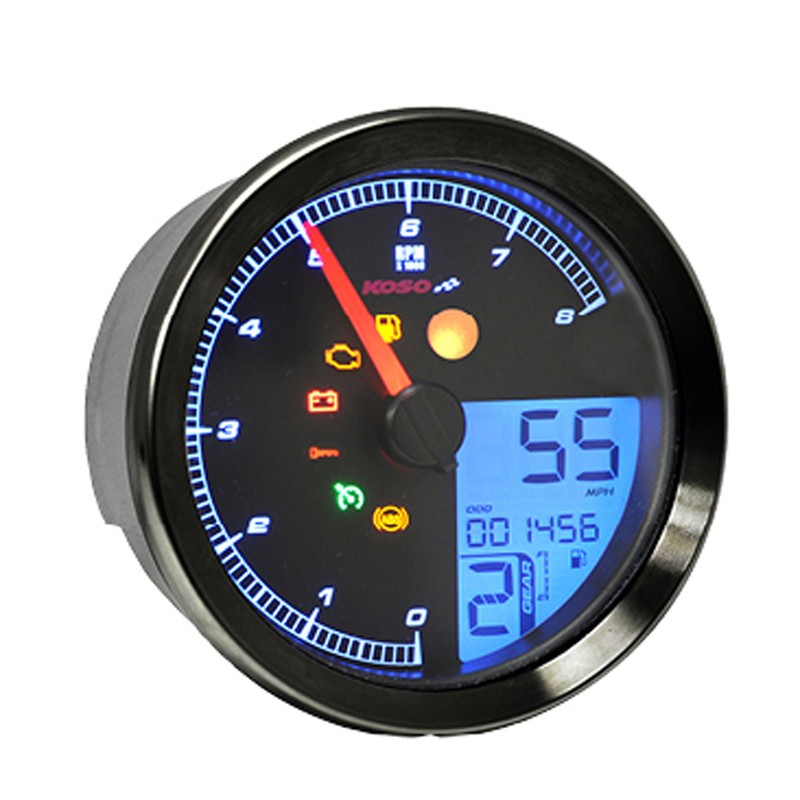 Compteur KOSO HD-01 Noir