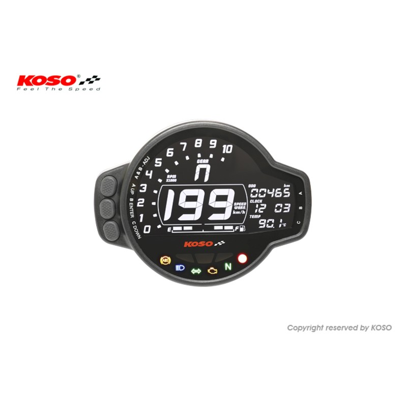 Compteur multifonctions KOSO Ms-01