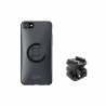 Pack complet SP-CONNECT Moto Bundle fixé sur rétroviseur iPhone 8/7/6/6S