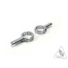 Support éclairage DENALI tubes de fourche Ø39-49mm chrome