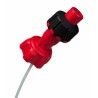 Kit accessoires bidon d'essence RACETECH remplissage rapide rouge