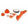 Kit accessoires bidon d'essence RACETECH orange