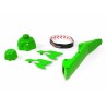 Kit accessoires bidon d'essence RACETECH vert
