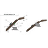 PROTECTIONS BRAS AR POLARIS ALU + BAVETTE PEHD RZR 1000 XP SPORT