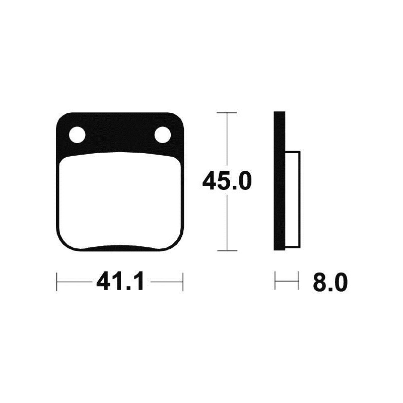 Plaquettes de Frein Yamaha Avant YFS 200 Blaster