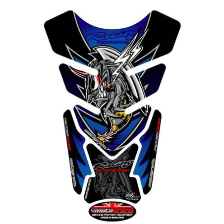 Protection de réservoir Honda 4 pièces Bleu