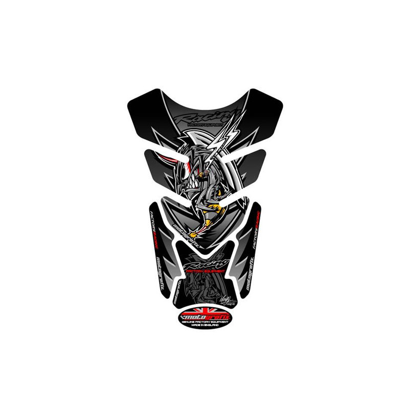 Protection de réservoir Honda 4 pièces Noir/Gris