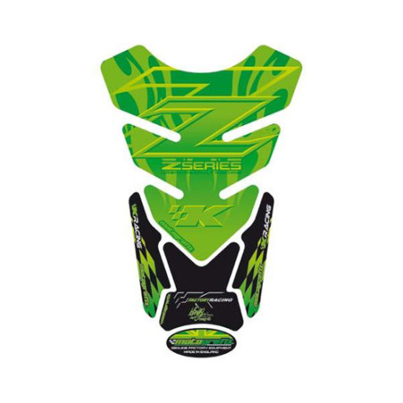 Protection de réservoir Kawasaki 4 pièces Vert