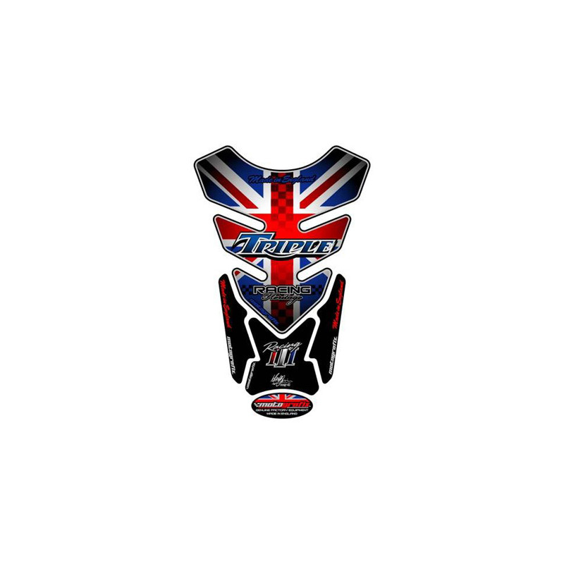 Protection de réservoir Triumph Triple Union Jack 4 pièces