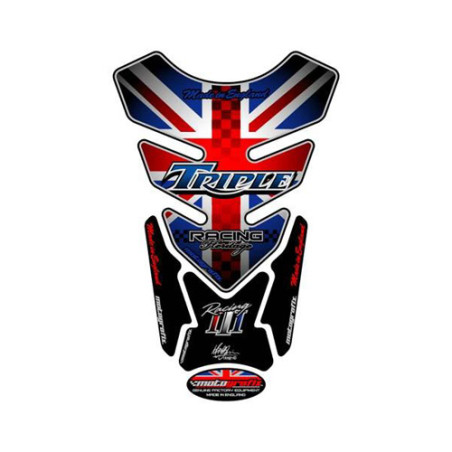 Protection de réservoir Triumph Triple Union Jack 4 pièces