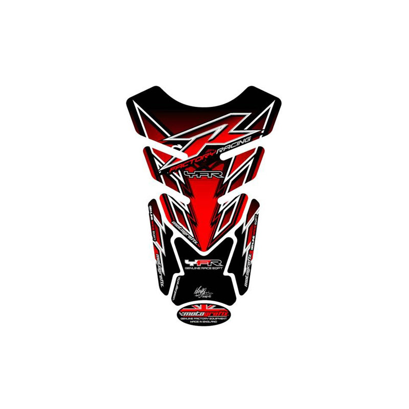 Protection de réservoir Yamaha 4 pièces Rouge