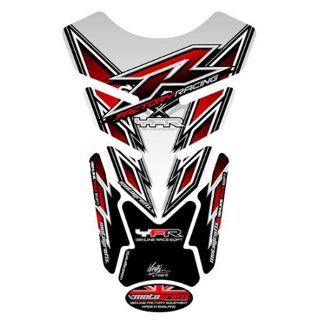 Protection de réservoir Yamaha 4 pièces Blanc/Rouge/Noir