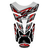 Protection de réservoir Yamaha 4 pièces Blanc/Rouge/Noir