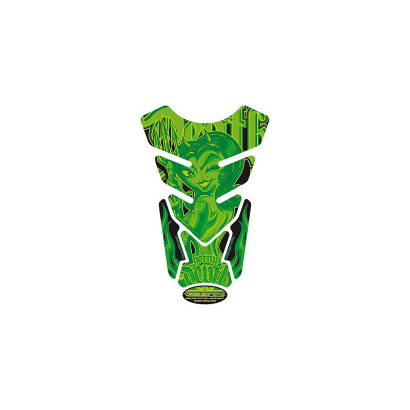 Protection de réservoir Diablesse 4 pièces Vert