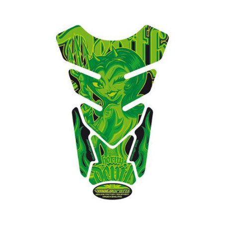 Protection de réservoir Diablesse 4 pièces Vert