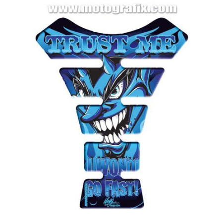 Protection de réservoir Démon 1 pièce Bleu