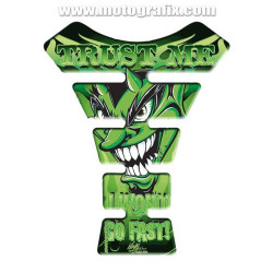 Protection de réservoir Démon 1 pièce Vert