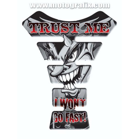 Protection de réservoir Démon 1 pièce Noir/Gris