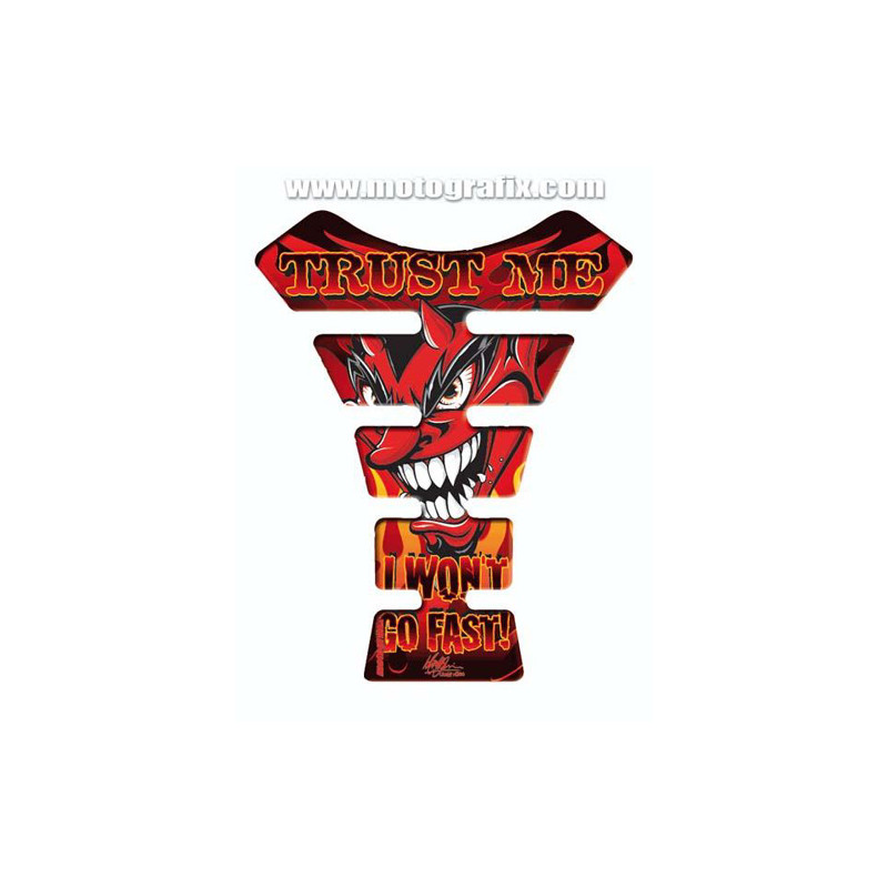 Protection de réservoir Démon 1 pièce Rouge