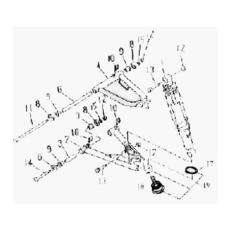 Entretoise de Train AV Inférieure SMC 250/170