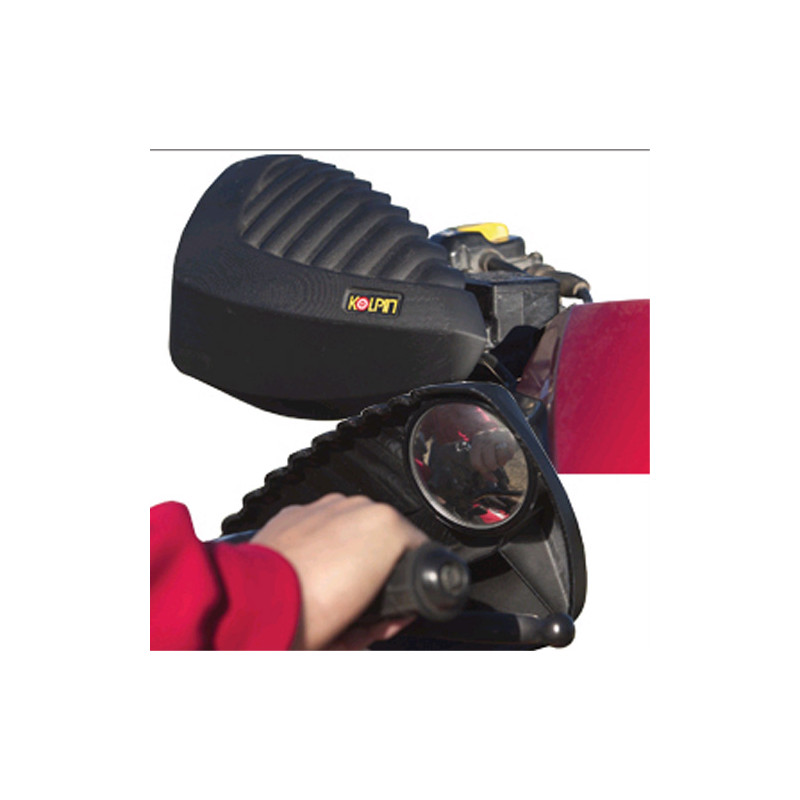 Protège-mains + rétroviseurs KOLPIN quad noir