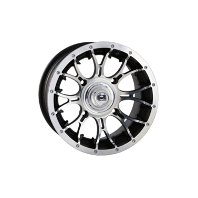 Lot de 2 Jantes Alu Diablo Machined Douglas 14x8 4/115 5+3