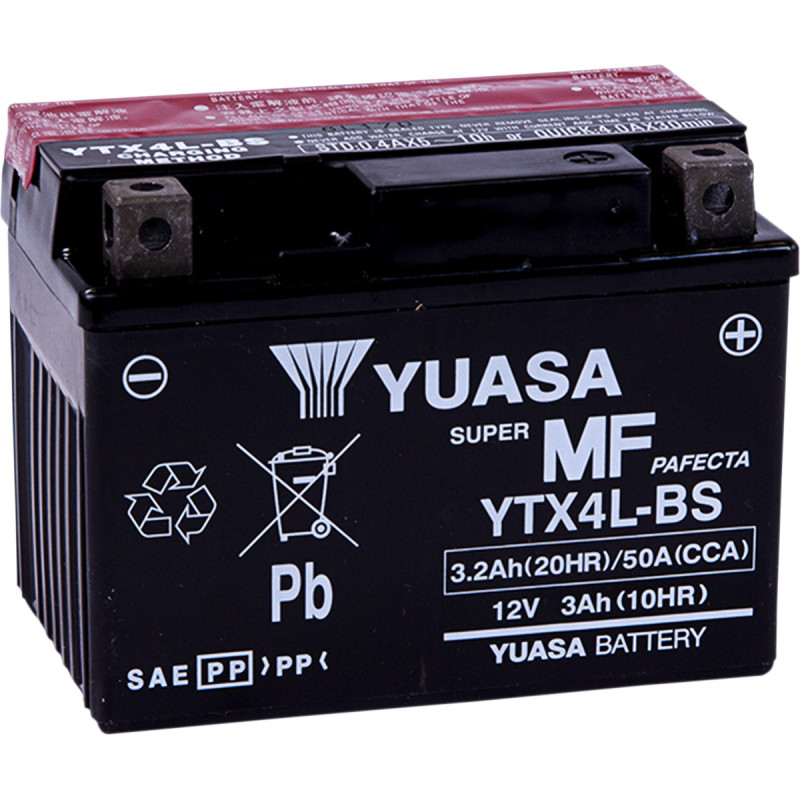 Batterie YTX4L-BS Yuasa Scrambler 50 Polaris Batterie YTX4L-BS Yuasa Scrambler 50 Polaris