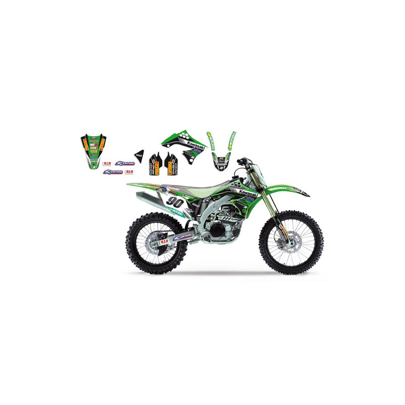 Kit Deco BlackBird Kawasaki Racing Team MX1