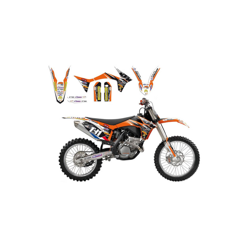 Kit Deco BlackBird KTM Team HDI MX2