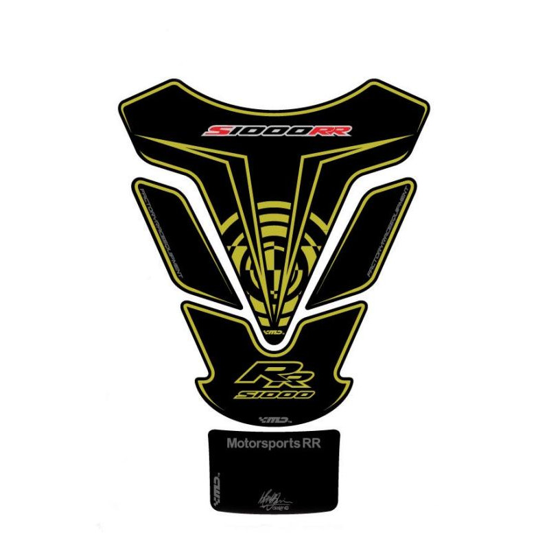 Protection de réservoir BMW Noir Vert 5 Pièces