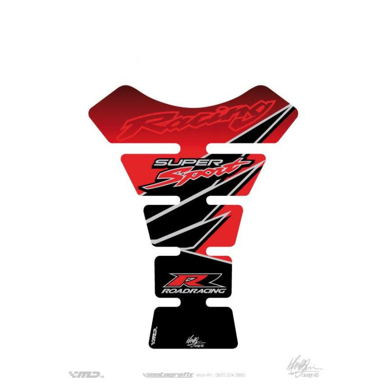 Protection de réservoir Honda Rouge 1 pièce