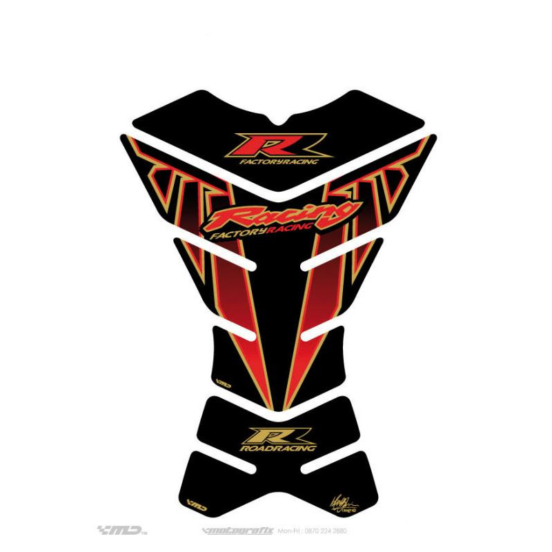 Protection de réservoir Honda Rouge 3 pièces