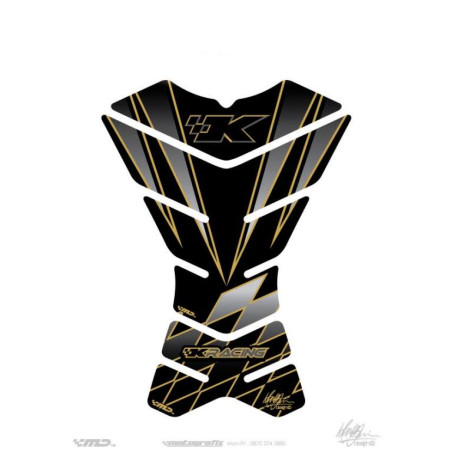 Protection de réservoir Kawasaki Noir 3 pièces